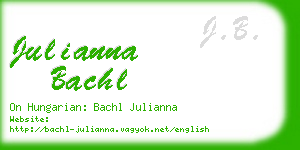 julianna bachl business card